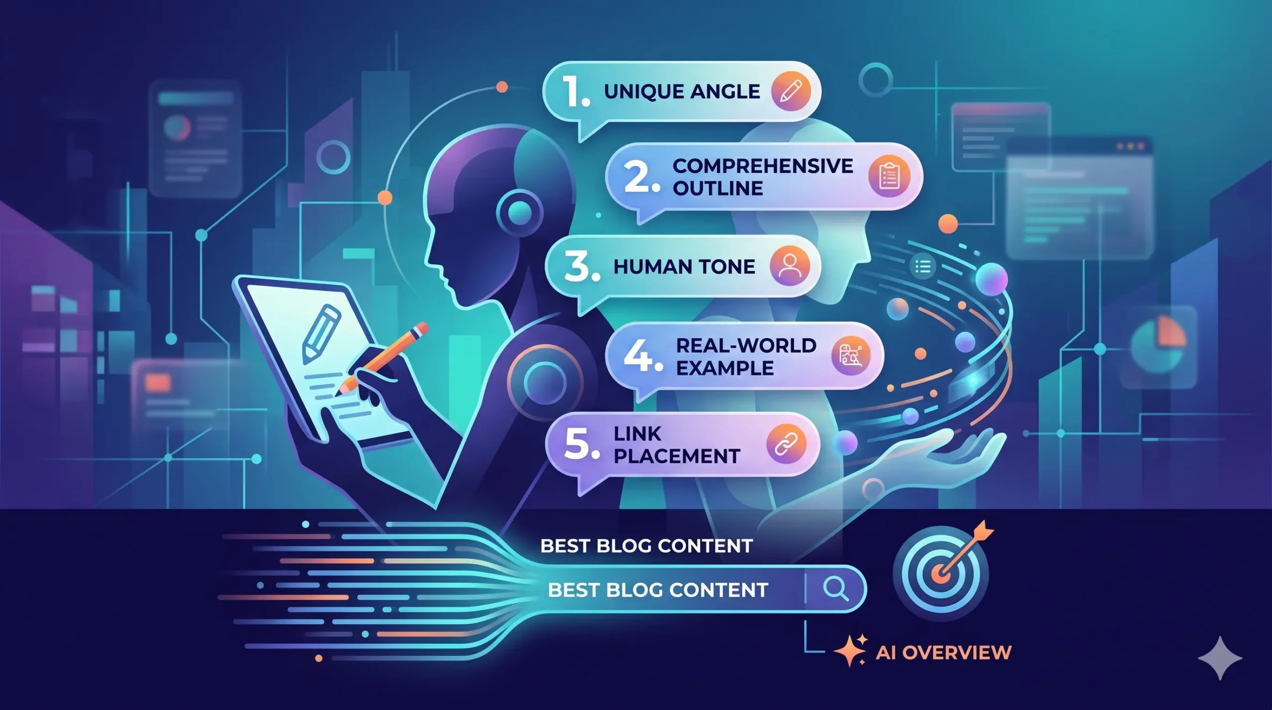 5 gemini prompts to write best blog articles