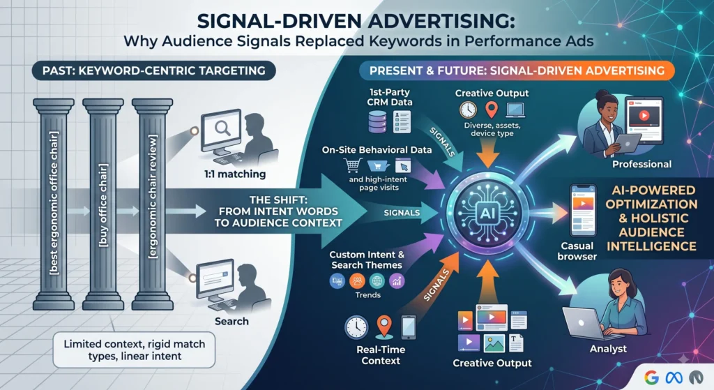Signal-Driven Advertising Why Audience Signals Replaced Keywords in Performance Ads